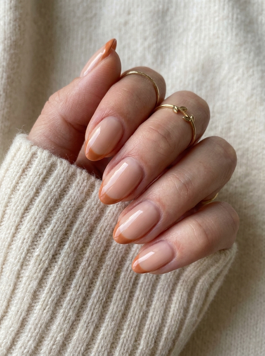 Pumpkin French Nails als Halloween Nägel Inspiration 2026